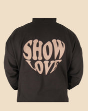 Load image into Gallery viewer, SHOW LOVE HOODIE IN BROWN WITH BEIGE LOGO - Show Love
